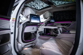 Mercedes-Benz S 680 Maybach 4М* FirstCl* TV* Маси* Burm4D* , снимка 14