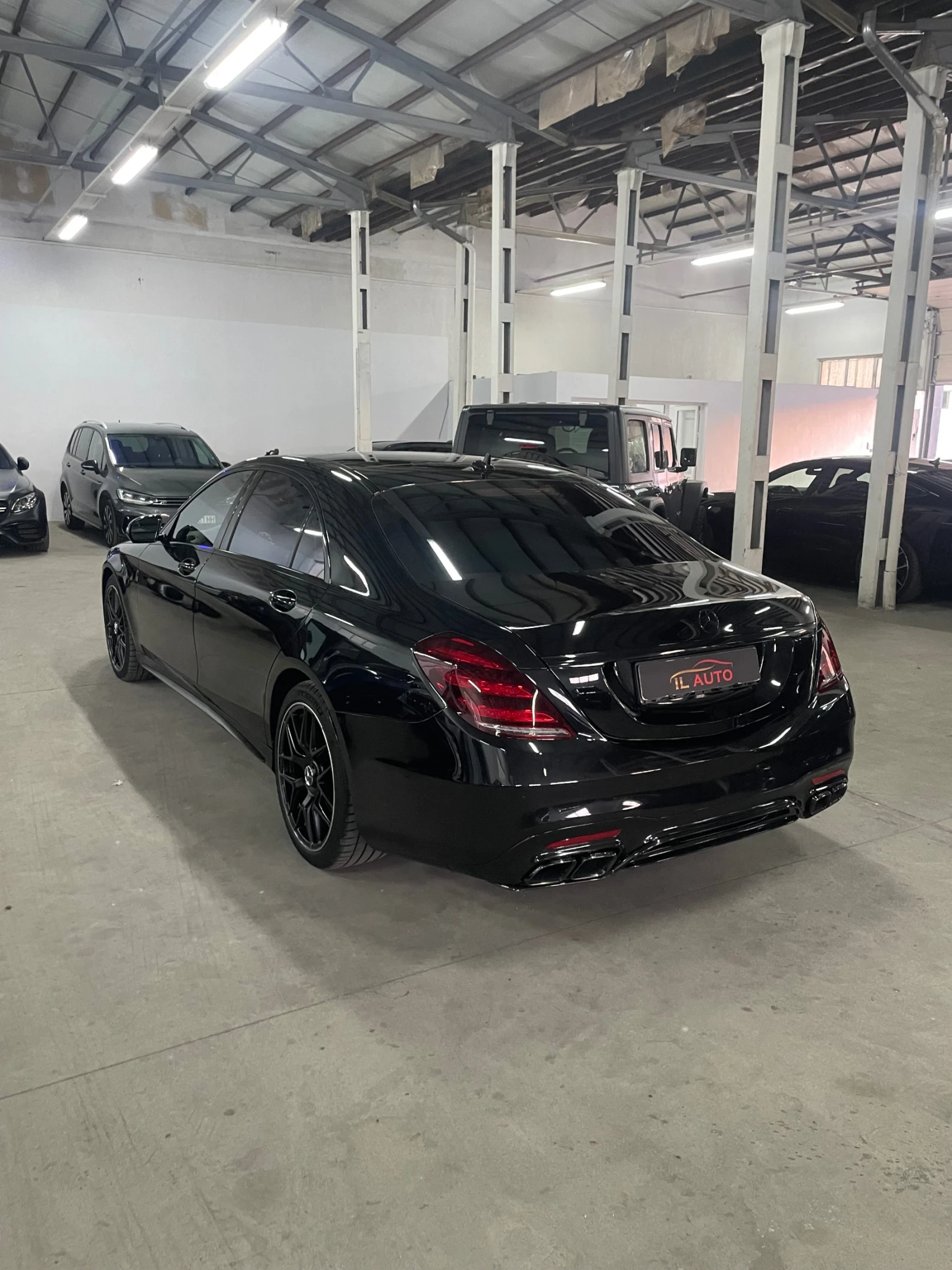 Mercedes-Benz S 500 AMG 6.3 /9ск/4м/Bur360/head-up/distr/панор/ФУЛЛ!!!, снимка 6 - Автомобили и джипове - 56017703