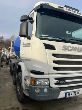 Бетон миксер Scania G490 ЛЕНТА 9m3, снимка 3