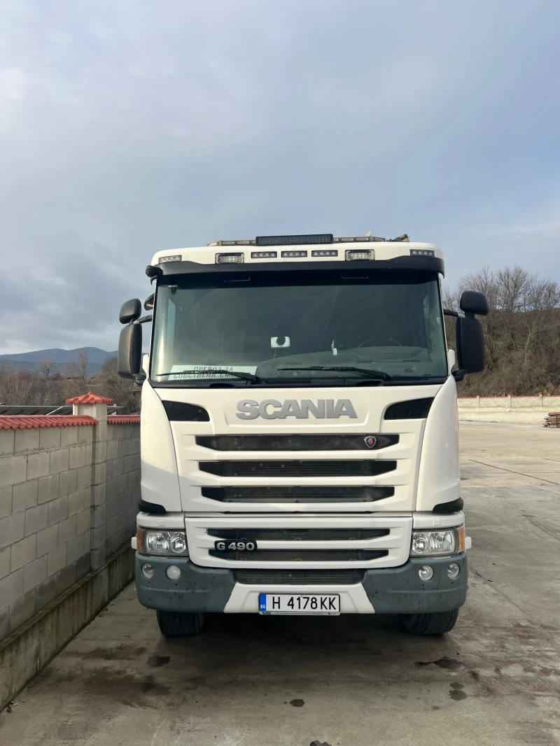 Бетон миксер Scania G490 ЛЕНТА 9m3, снимка 2 - Индустриална техника - 48634529