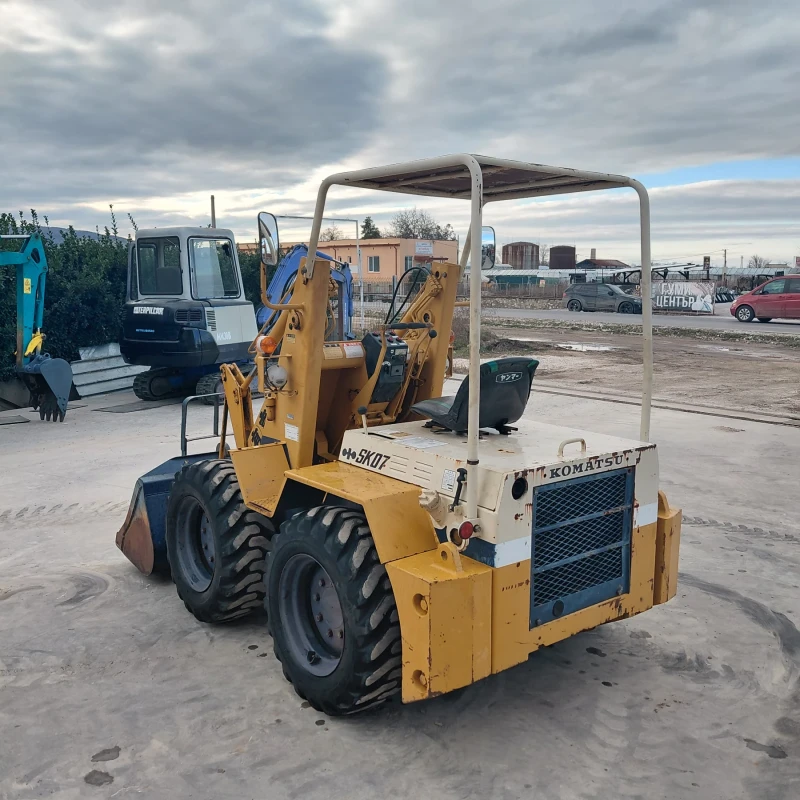 Мини челни товарачи Komatsu SK07-2 * НАЛИЧЕН * ТОП СЪСТОЯНИЕ * , снимка 4 - Индустриална техника - 51258976