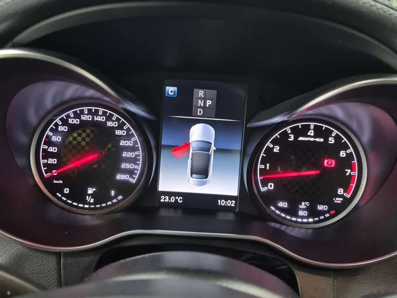 Mercedes-Benz C 43 AMG  ОБДУХВАНЕ / 360 / ДИСТРОНИК / BURMESTER , снимка 11 - Автомобили и джипове - 55445392