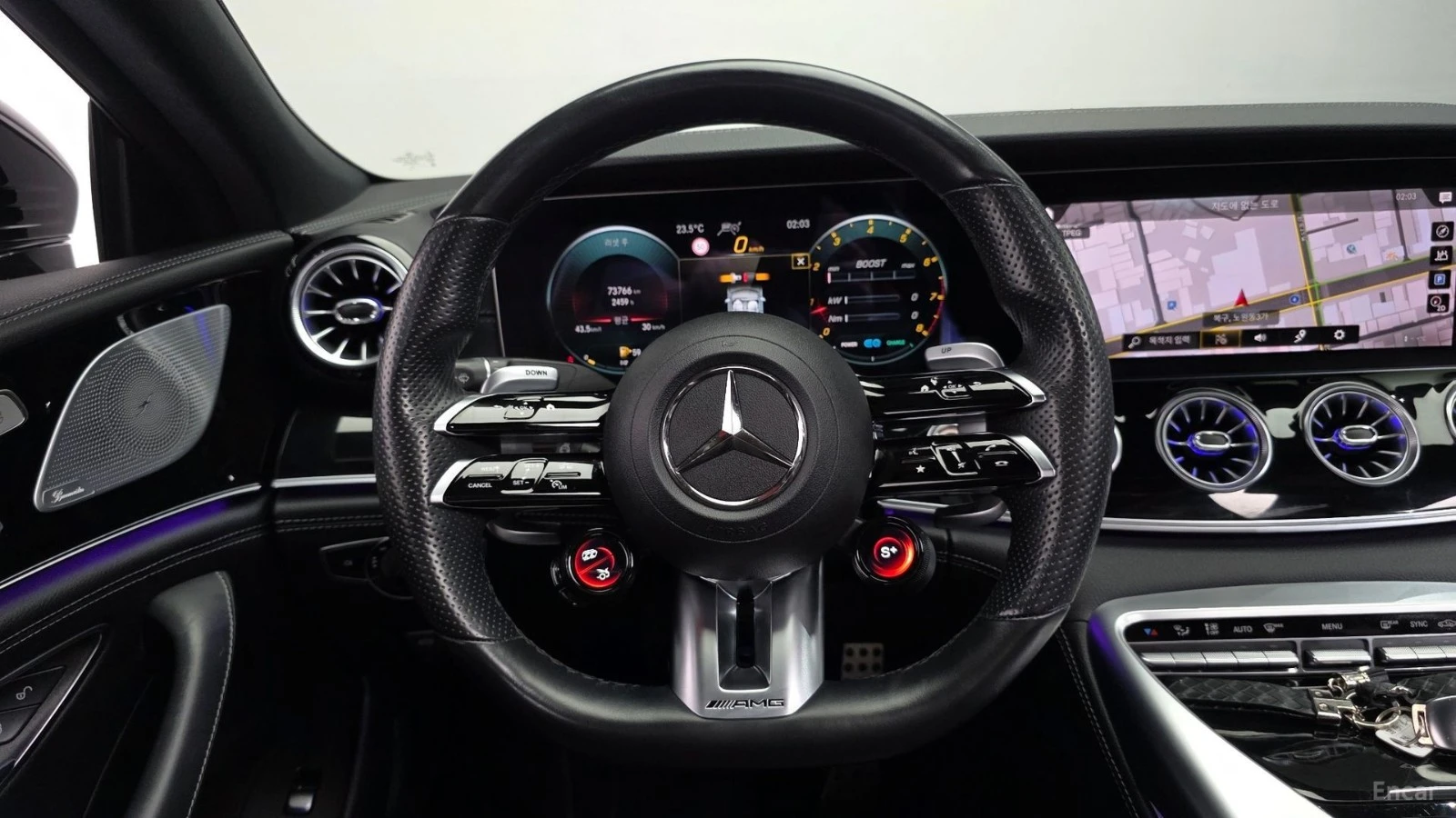 Mercedes-Benz AMG GT 43* 4MATIC+ * ПОДГРЕВ* ОБДУХВАНЕ* 360* ПАНО* HUD* , снимка 12 - Автомобили и джипове - 55486376