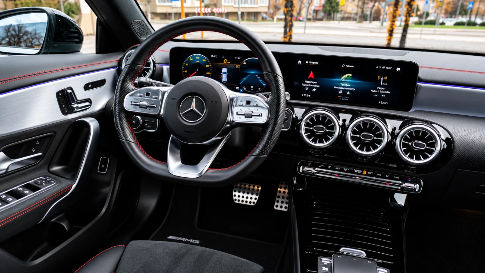Mercedes-Benz CLA 200 200D * AMG * SPORT * KEYLESS-GO * DISTRONIC *  | Mobile.bg � ����������� 12