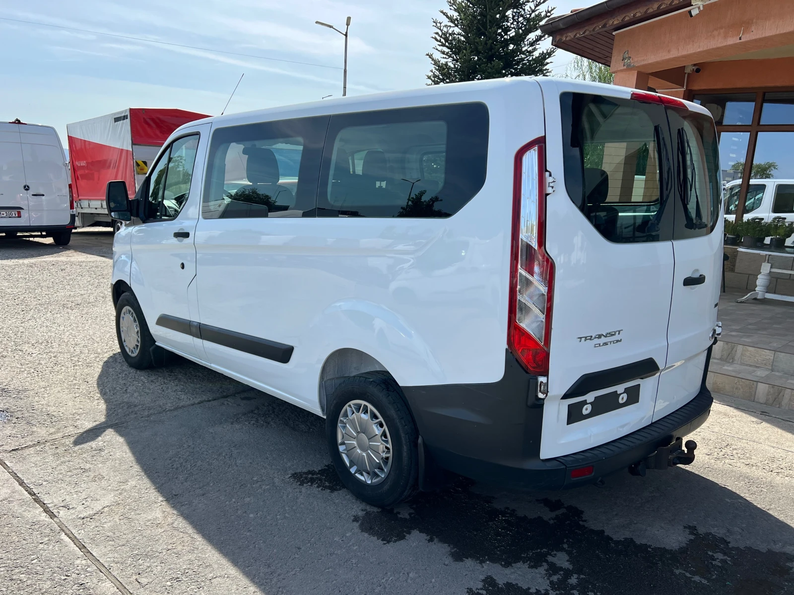 Ford Transit Custom 2, 2tdci  ПЪТНИЧЕСКИ , 9 МЕСТА , КЛИМА  - изображение 3