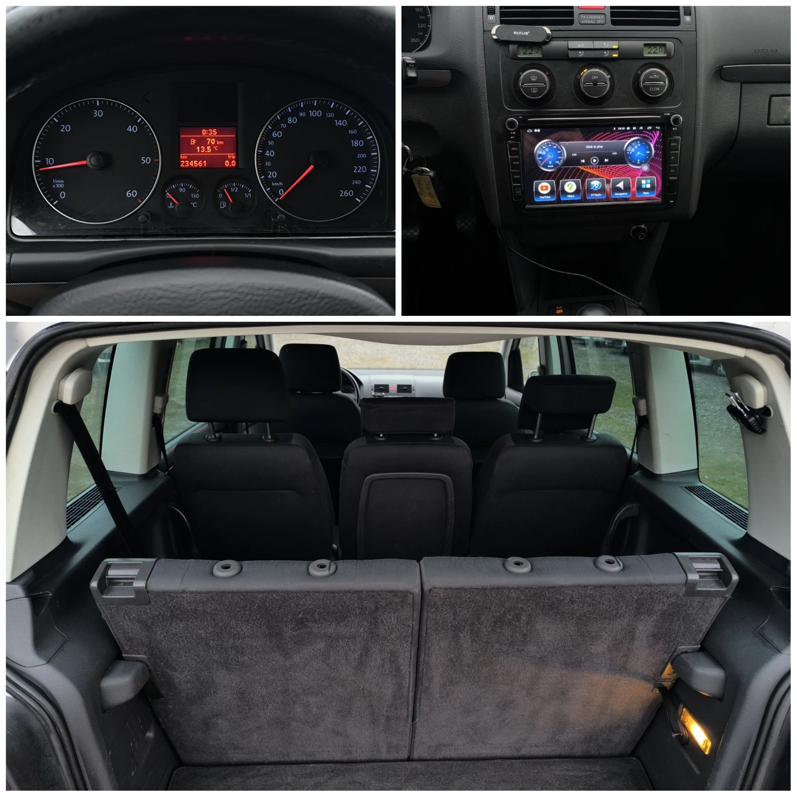 VW Touran 1.9TDI-105��(���)-6 ��������-7 �����-�����-ANDROID | Mobile.bg � ����������� 16