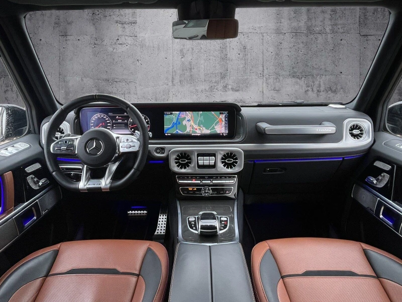 Mercedes-Benz G 63 AMG / 4-MATIC/ NIGHT/ DISTRONIC/ BUMR/ MULTIBEAM/ 22/ , снимка 13 - Автомобили и джипове - 48141093