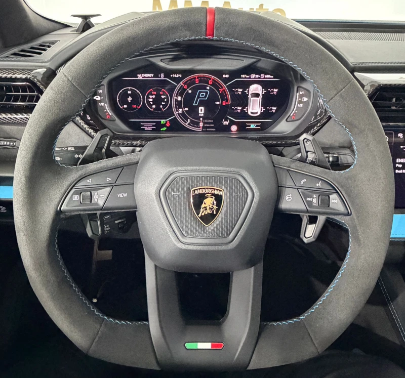 Lamborghini Urus SE* Full Carbon In&Out* Pano* Blu Cepheus, снимка 15 - Автомобили и джипове - 53442131