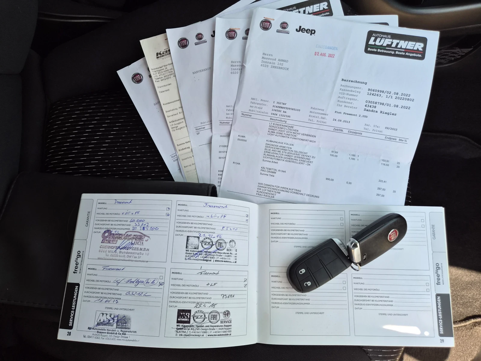 Fiat Freemont 2.0D 170кс АВТОМАТИК 4х4 7 места ЕВРО 5, снимка 15 - Автомобили и джипове - 55100197