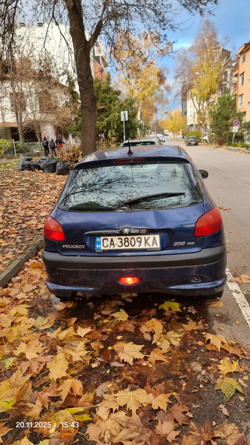 Peugeot 206 2.0 HDi, снимка 4 - Автомобили и джипове - 53101414