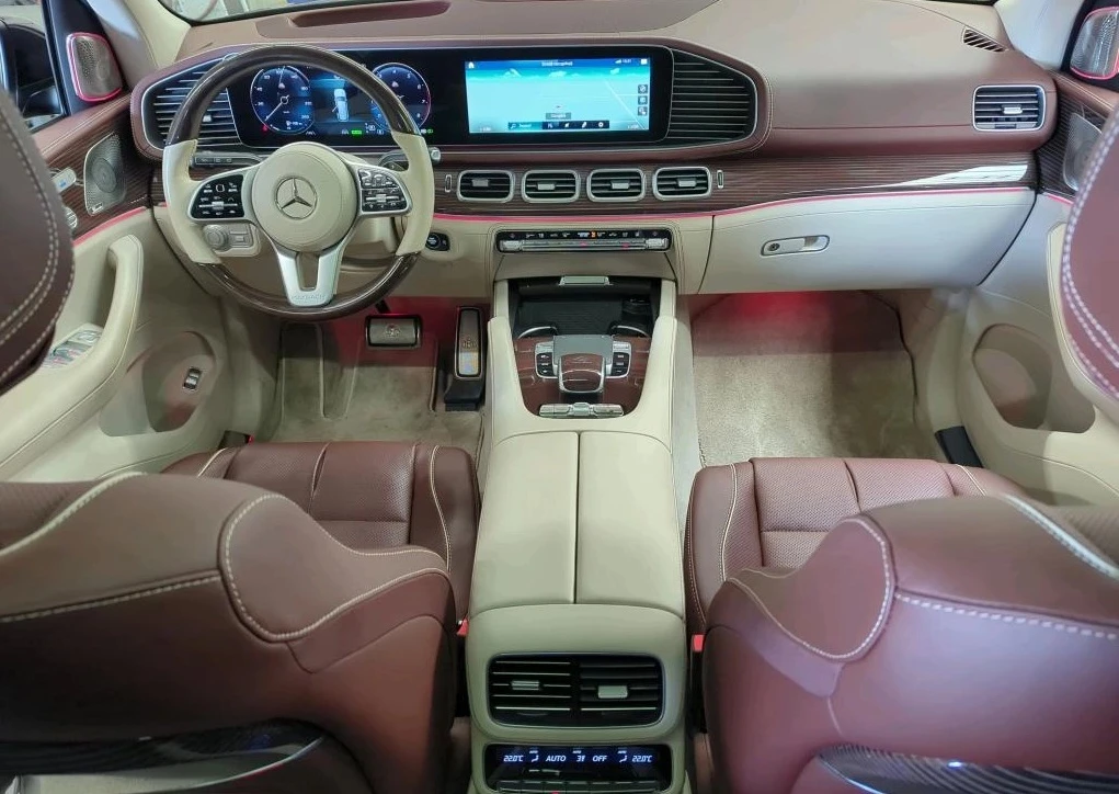 Mercedes-Benz GLS 600 Maybach 600 4MATIC V8 SPARK HEAD UP, снимка 4 - Автомобили и джипове - 54051049