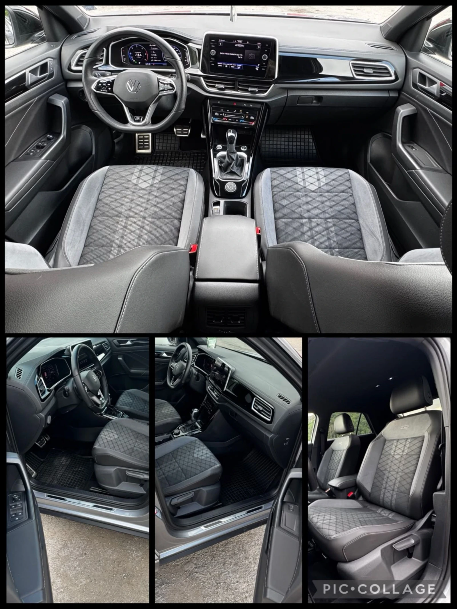 VW T-Roc 2.0TDI, 4Х4, R-LINE, FULL, 53230km, КАМЕРА 360 , снимка 10 - Автомобили и джипове - 55195027