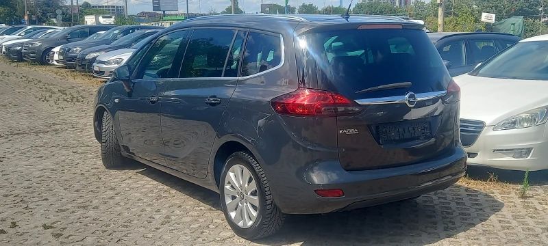 Opel Zafira LPG-ГАЗ/БЕНЗН COSMO 7-МЕСТА ИЗКЛЮЧИТЕЛА СЕРВИ КНИЖ, снимка 4 - Автомобили и джипове - 12491033