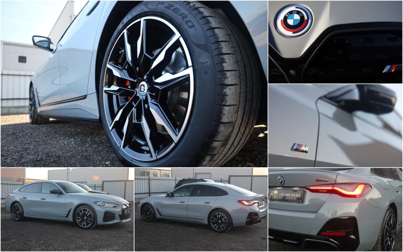 BMW i4 M50 #BrooklynGrau #individual Laser H&K 360 @iCar_, снимка 4 - Автомобили и джипове - 47791422