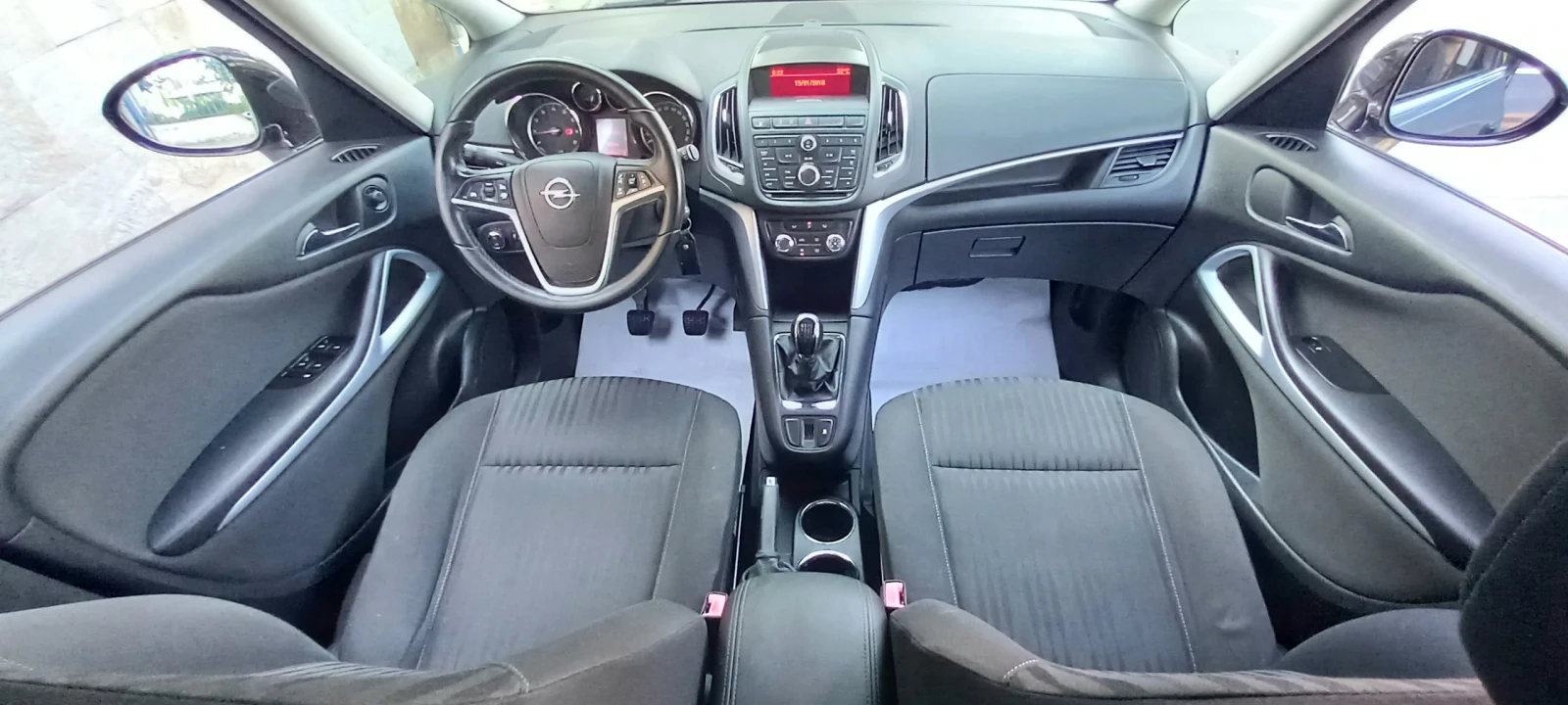 Opel Zafira ГАЗ/БЕНЗИН 7-МЕСТА ИЗКЛЮЧИТЕЛНА СЕРВИ КНИЖК УНИКАТ - изображение 9