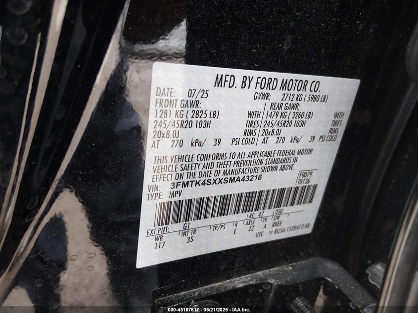 Ford Mustang Mach-E Gt, снимка 9 - Автомобили и джипове - 55127071