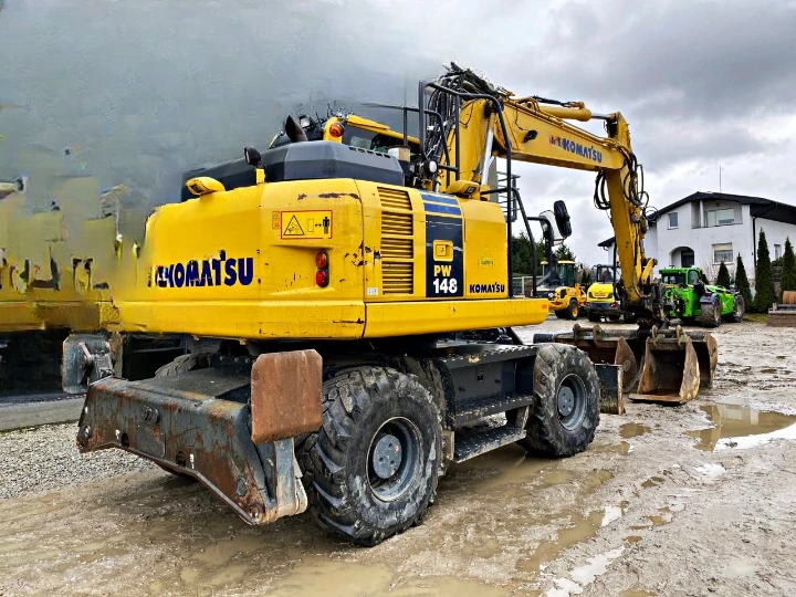 Багер Komatsu PW148-8, снимка 3 - Индустриална техника - 47406813