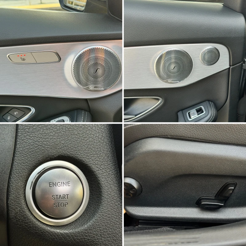 Mercedes-Benz C 220 -AMG-4matic-Cam360-9G-LED-Navi-Panorama-Burmester-, снимка 14 - Автомобили и джипове - 53097362