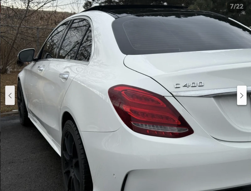Mercedes-Benz C 400 AMG* PACK* 4MATIC* BURMESTER* КАМЕРА* КЕЙЛЕС* ПОДГ, снимка 4 - Автомобили и джипове - 53084508