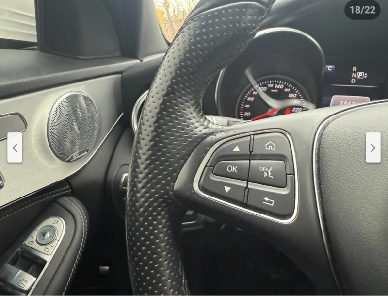 Mercedes-Benz C 400 AMG* PACK* 4MATIC* BURMESTER* КАМЕРА* КЕЙЛЕС* ПОДГ, снимка 10 - Автомобили и джипове - 53084508