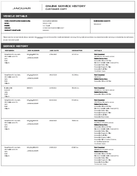 Jaguar F-PACE Сервизна история България, снимка 16