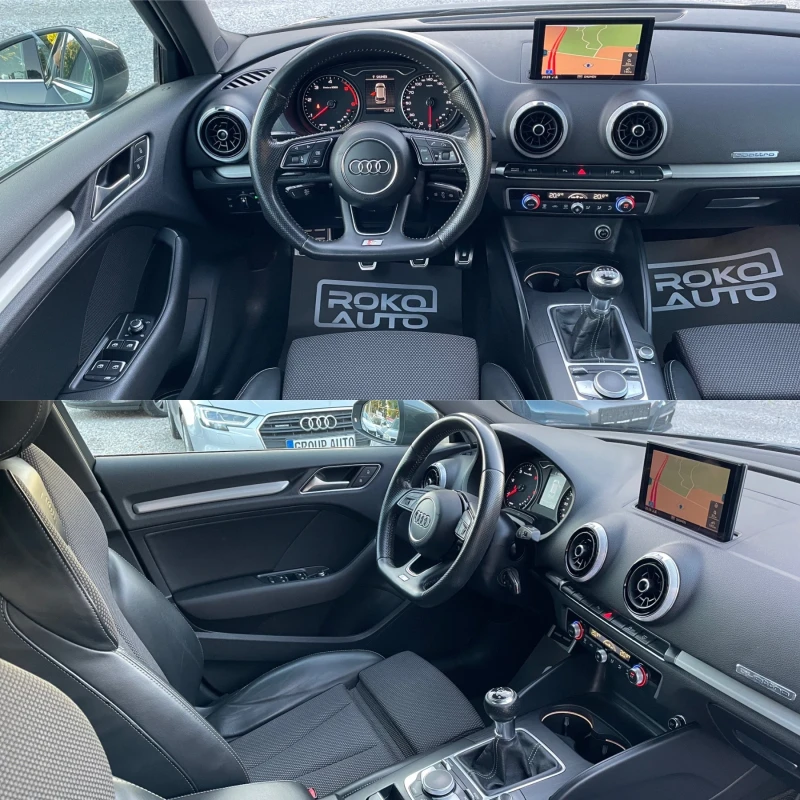 Audi A3 2.0TDI/4x4/FACELIFT/S LINE/NAVI/КОЖА/LED/МАСАЖ/, снимка 11 - Автомобили и джипове - 50829152