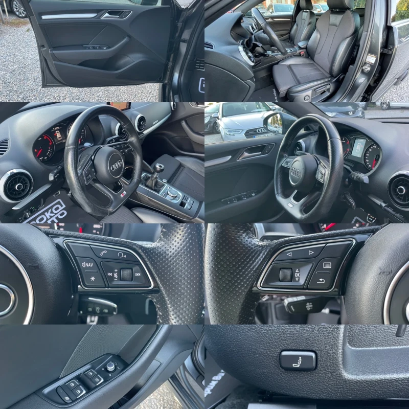 Audi A3 2.0TDI/4x4/FACELIFT/S LINE/NAVI/КОЖА/LED/МАСАЖ/, снимка 8 - Автомобили и джипове - 50829152