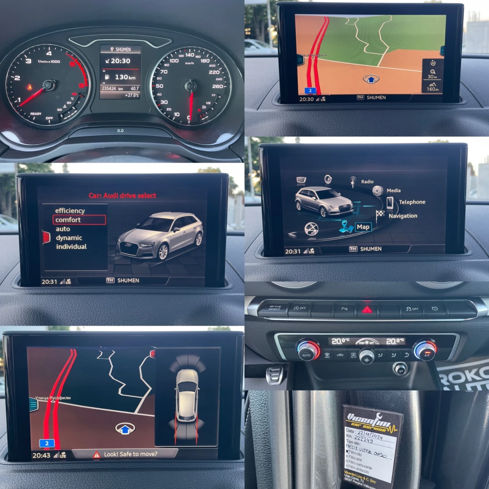 Audi A3 2.0TDI/4x4/FACELIFT/S LINE/NAVI//LED// | Mobile.bg   14