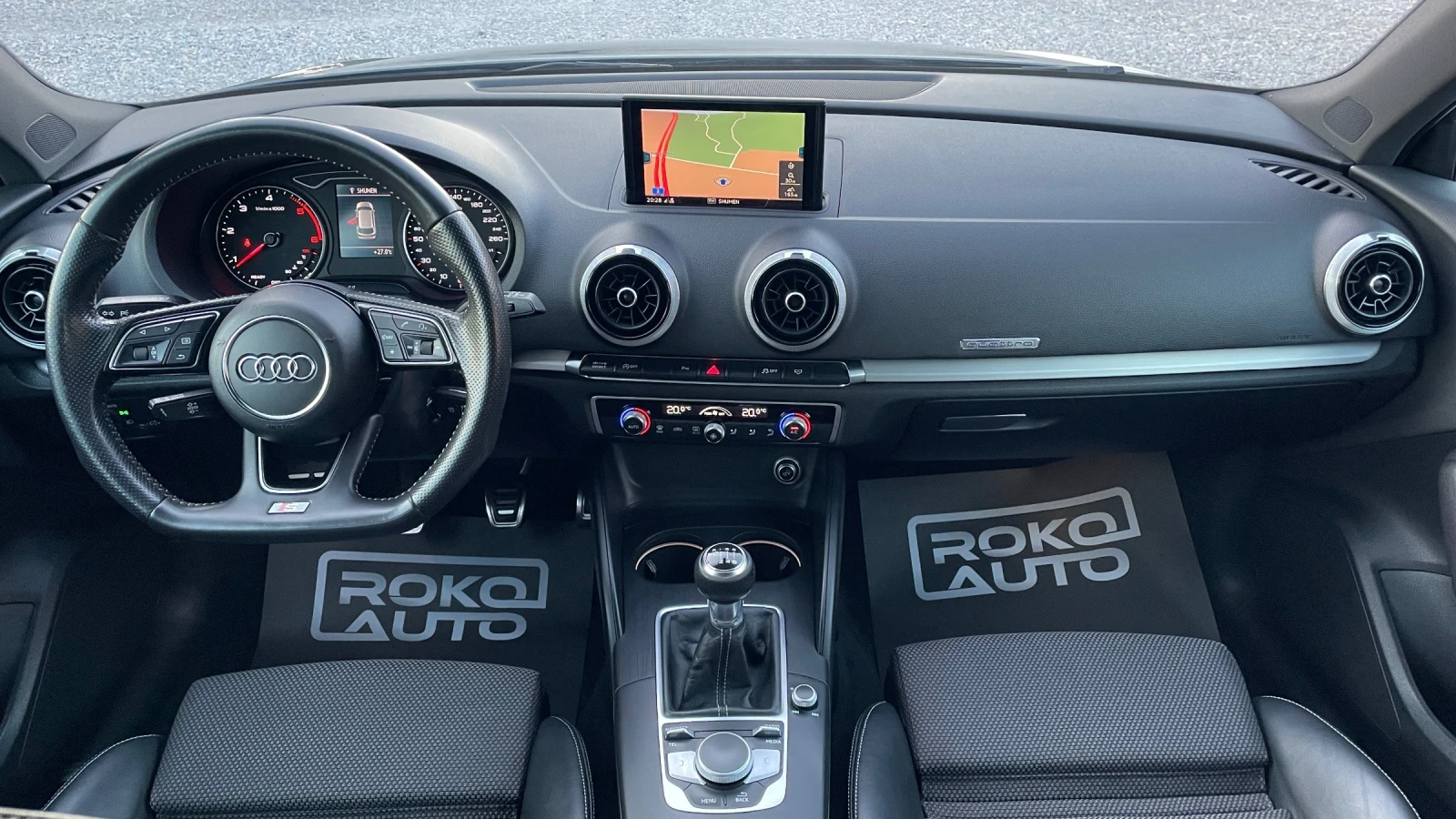 Audi A3 2.0TDI/4x4/FACELIFT/S LINE/NAVI/КОЖА/LED/МАСАЖ/ - изображение 10