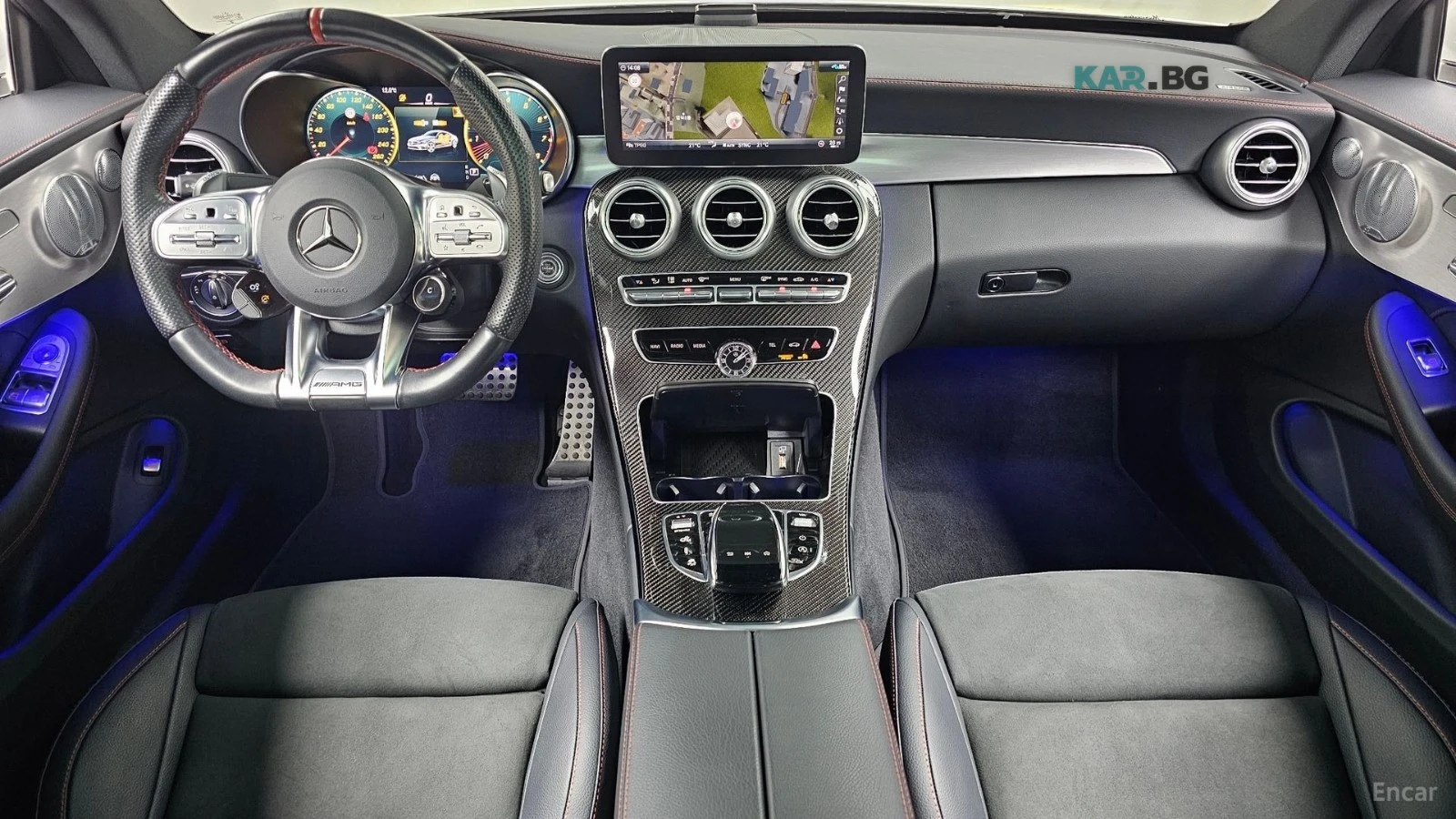 Mercedes-Benz C 43 AMG COUPE* КОЖА* НАВИ* ОБДУХВ* HUD* 360* ПАНО, снимка 6 - Автомобили и джипове - 55014838