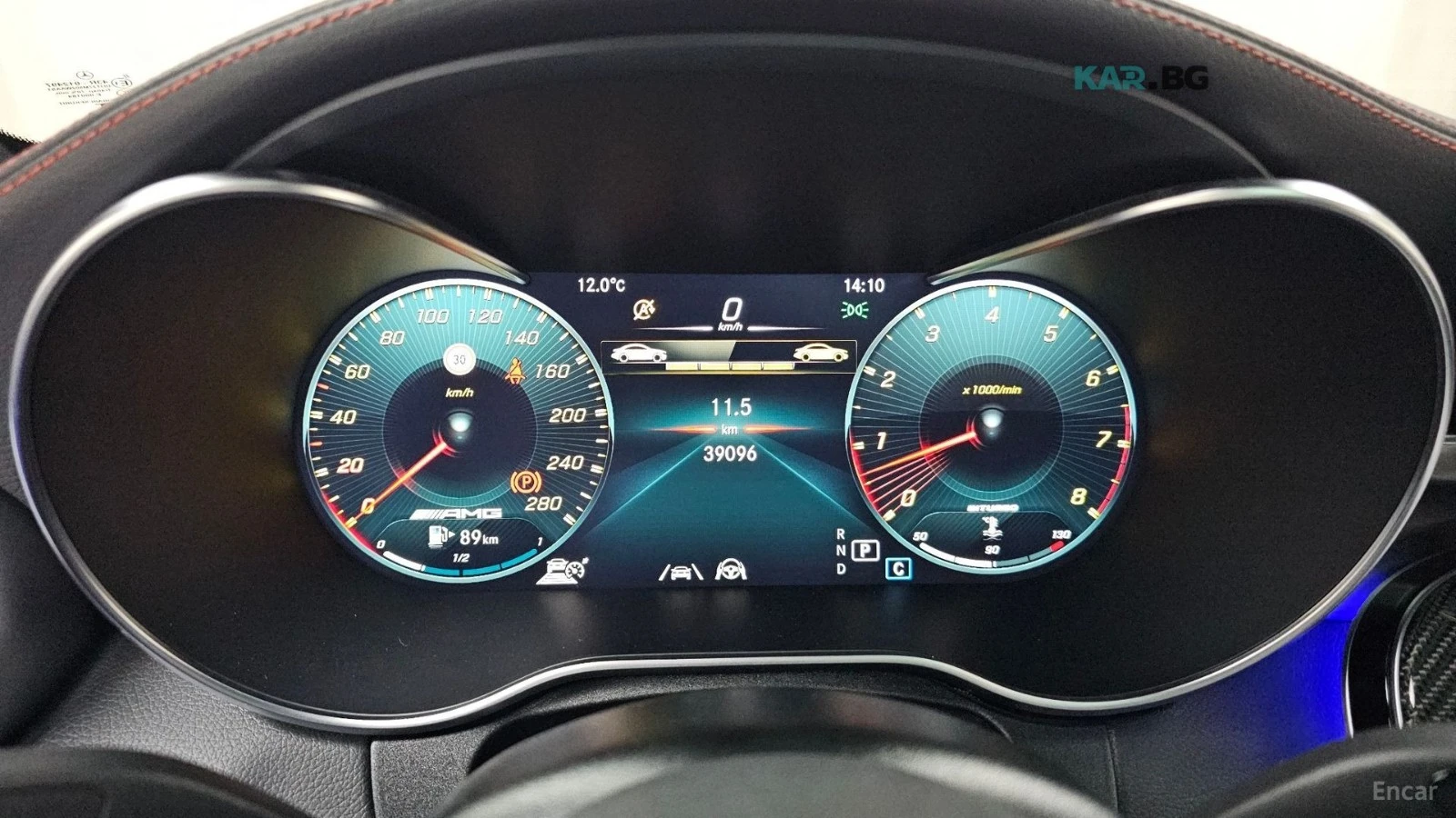 Mercedes-Benz C 43 AMG COUPE* КОЖА* НАВИ* ОБДУХВ* HUD* 360* ПАНО, снимка 7 - Автомобили и джипове - 55014838