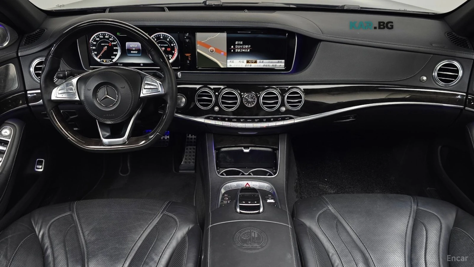 Mercedes-Benz S 63 AMG 4MATIC* HUD* 360* МАСАЖИ* ОБДУХ* ПАНО, снимка 5 - Автомобили и джипове - 55982448