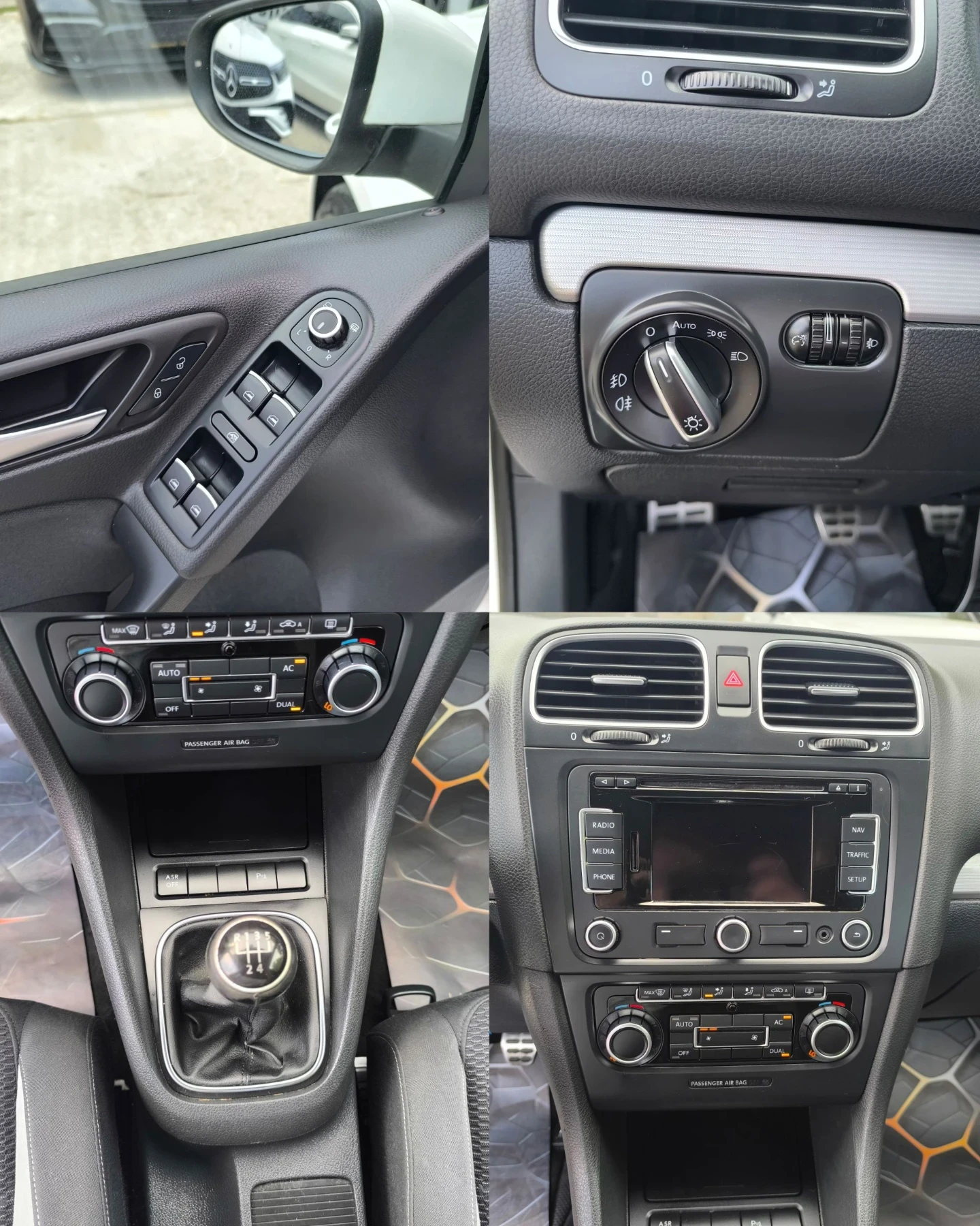 VW Golf 1.6TDI 3 X R-LINE ТОП ТОП ТОП, снимка 10 - Автомобили и джипове - 56041404