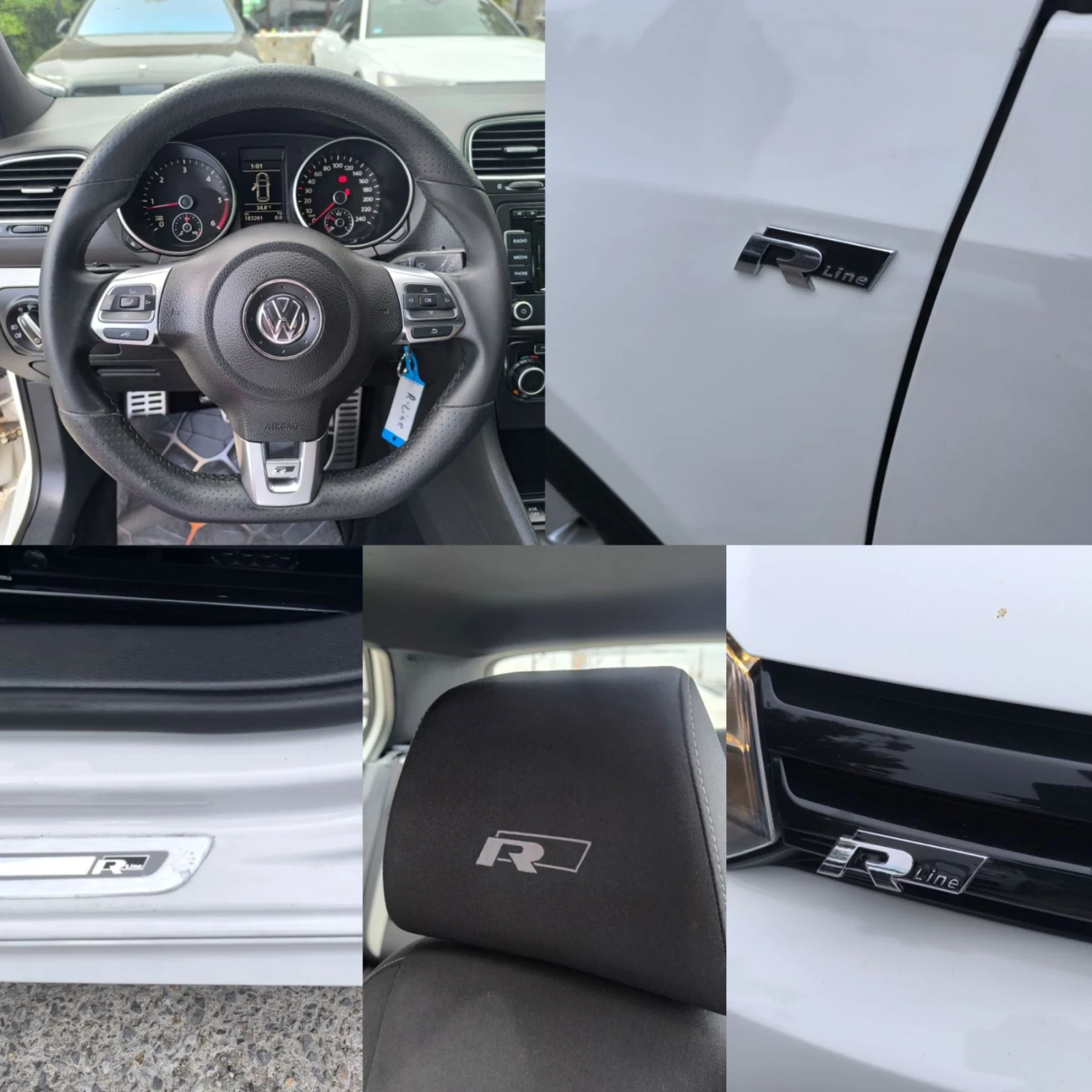 VW Golf 1.6TDI 3 X R-LINE ТОП ТОП ТОП, снимка 11 - Автомобили и джипове - 56041404