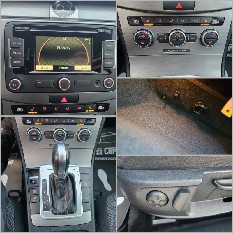 VW Passat 2.0 TDI/140 к.с /NAVI/HIGHLINE/BLUEMOTION/AVTOMAT, снимка 16 - Автомобили и джипове - 49469926