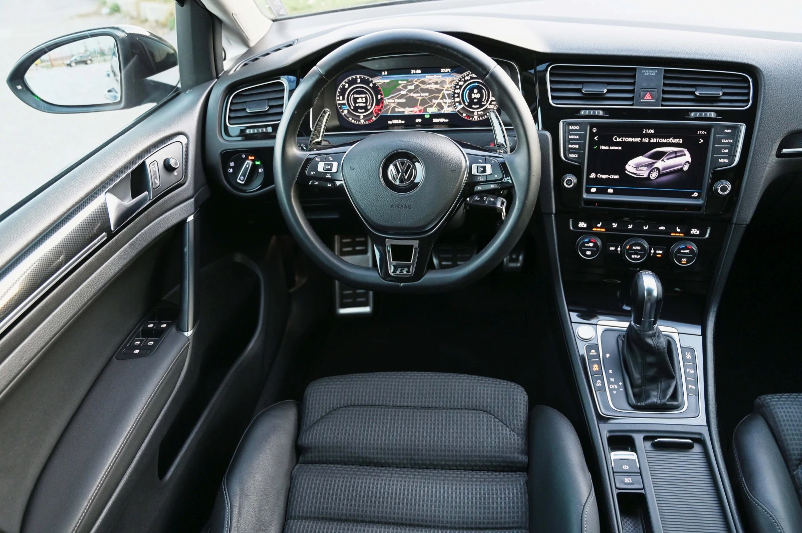 VW Golf R-line* LED* Digital* Кожа* Подгрев* Амбиент - изображение 9