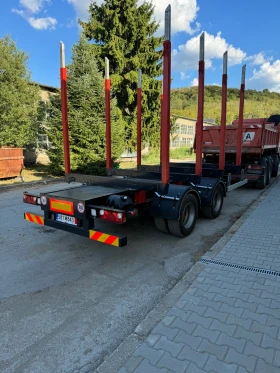 Полуремарке Schwarzmuller Holztransport, снимка 1 - Ремаркета - 47485224