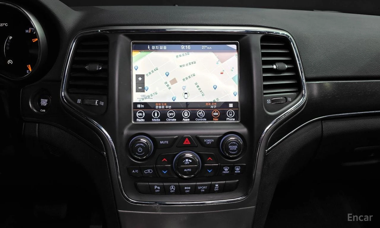 Jeep Grand cherokee 3.6* V6* 8ZF* ПОДГРЕВ* ОБДУХВАНЕ* КАМЕРА* КЕЙЛЕС* , снимка 9 - Автомобили и джипове - 55954658