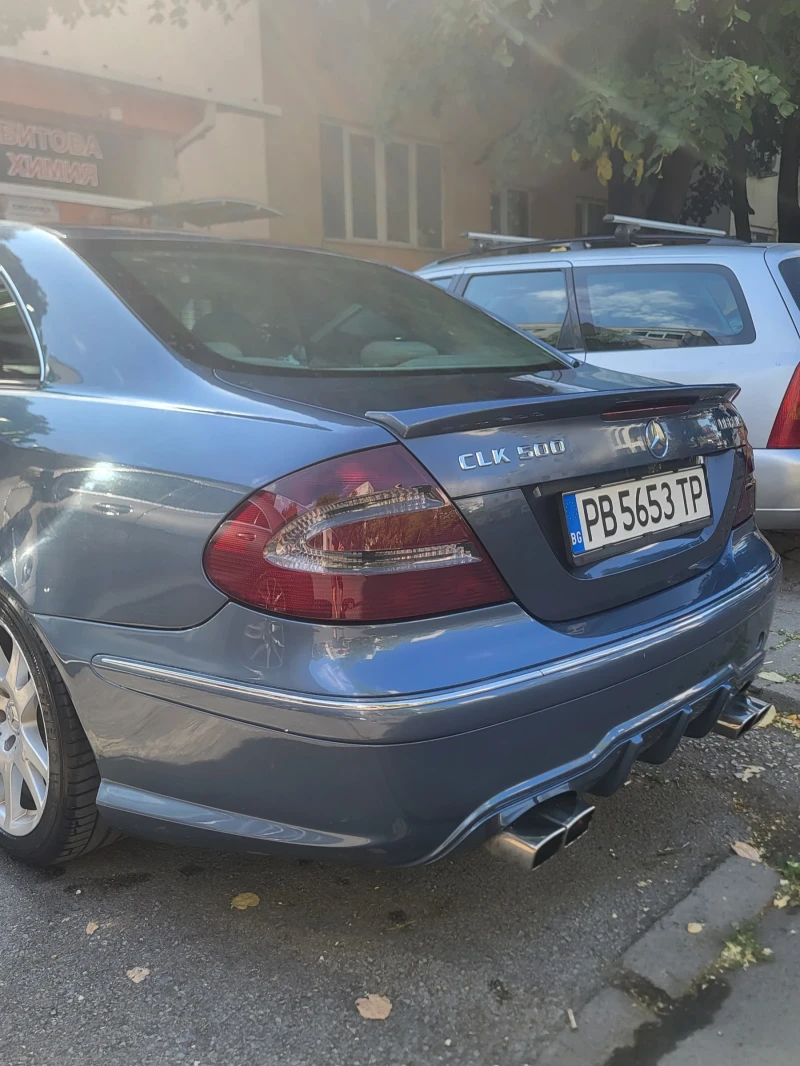Mercedes-Benz CLK  500 AMG PAKET/ AVTOMAT/KOJA , снимка 7 - Автомобили и джипове - 52668930