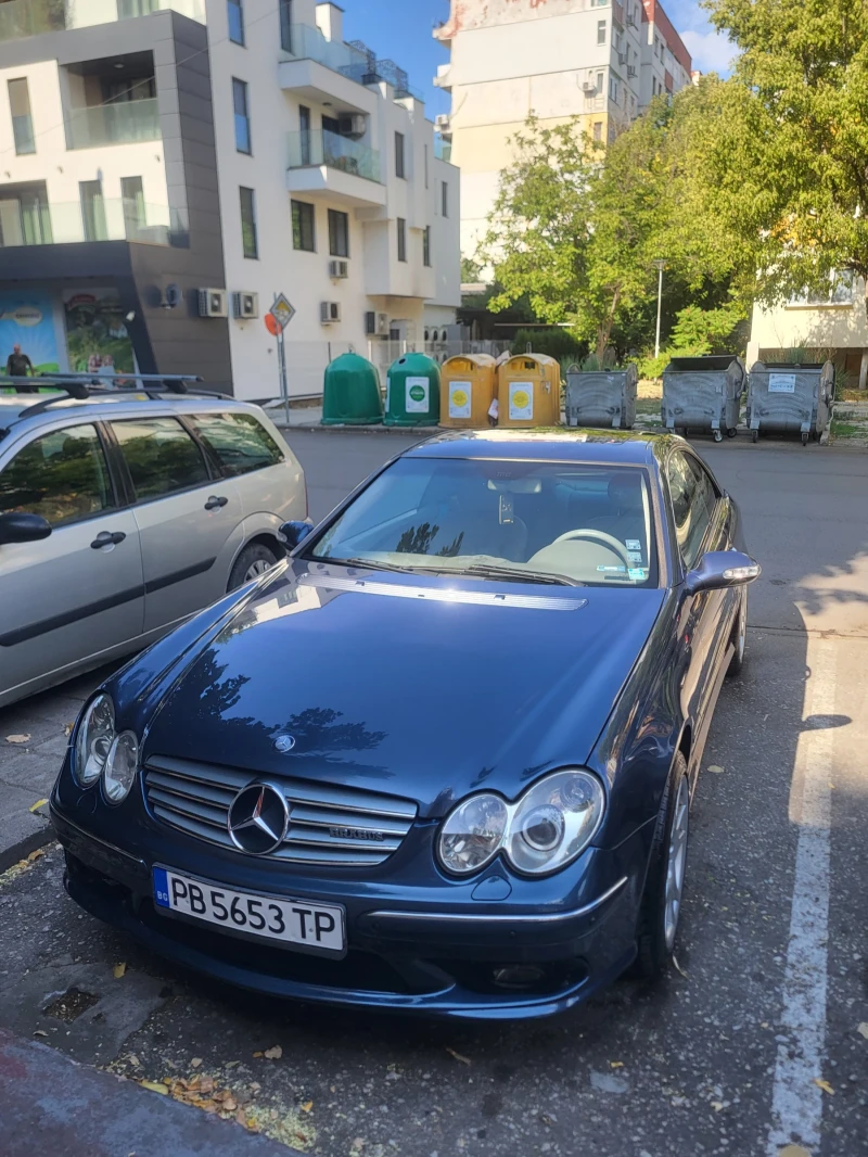 Mercedes-Benz CLK  500 AMG PAKET/ AVTOMAT/KOJA , снимка 2 - Автомобили и джипове - 52668930