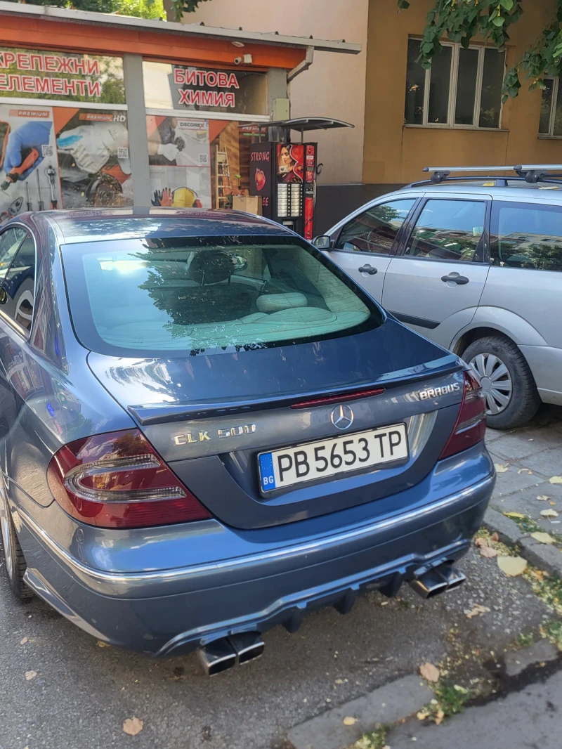 Mercedes-Benz CLK  500 AMG PAKET/ AVTOMAT/KOJA , снимка 5 - Автомобили и джипове - 52668930