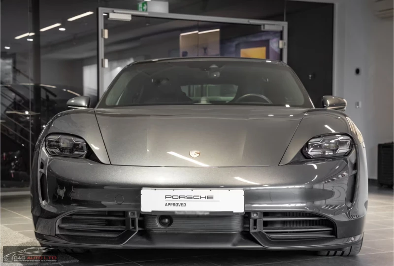 Porsche Taycan TURBO/680HP/ГАРАНЦИЯ/360/BOSE/PANO/4X4/94kWh/827v, снимка 2 - Автомобили и джипове - 52493360
