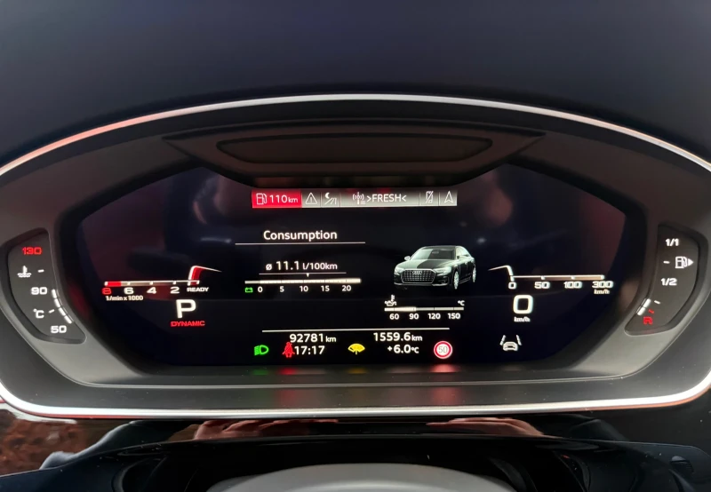 Audi A8 6.0TFSI V8 Long/Ceramic/3xTV/Exclusive/FULL, снимка 9 - Автомобили и джипове - 53327071