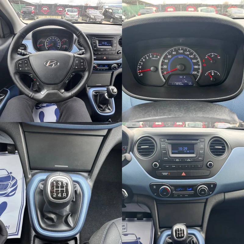 Hyundai I10 1.0i EURO-6, снимка 15 - Автомобили и джипове - 53528886