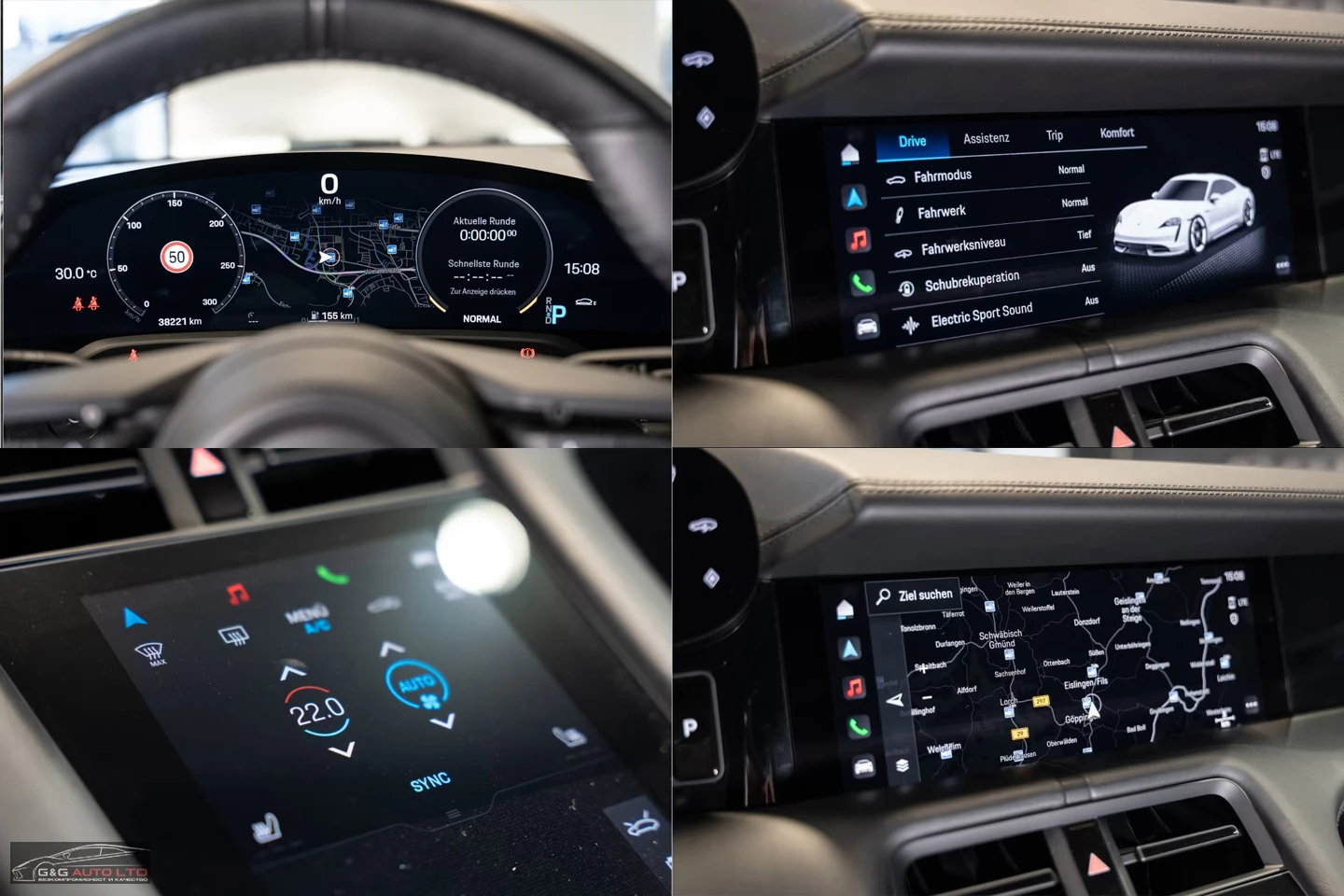 Porsche Taycan TURBO/680HP//360/BOSE/PANO/4X4/94kWh/827v | Mobile.bg   14