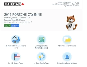 Porsche Cayenne CARFAX НАЛИЧЕН | 2019 | 116 996 км, снимка 11