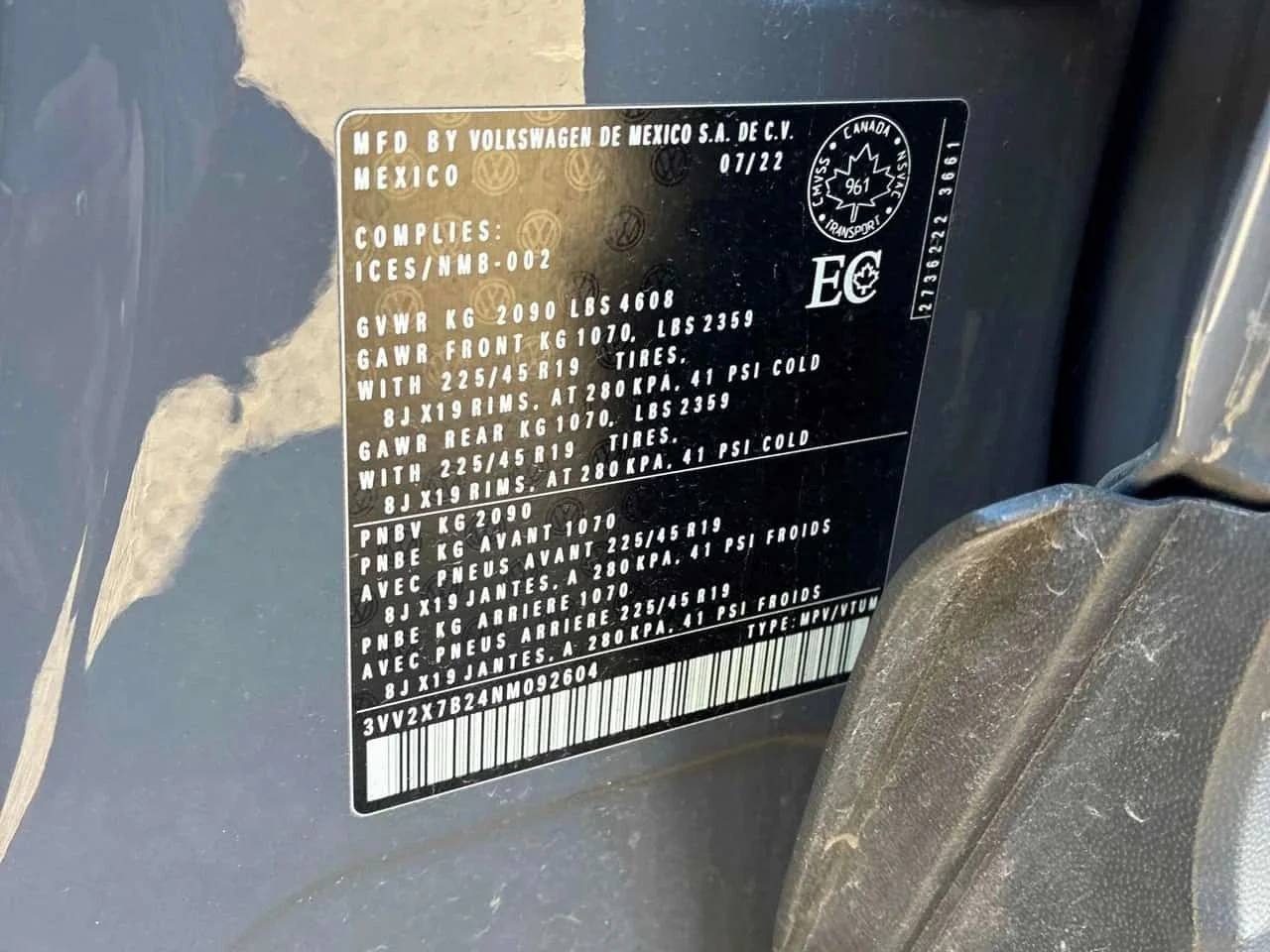 VW Taos, снимка 10 - Автомобили и джипове - 56728753