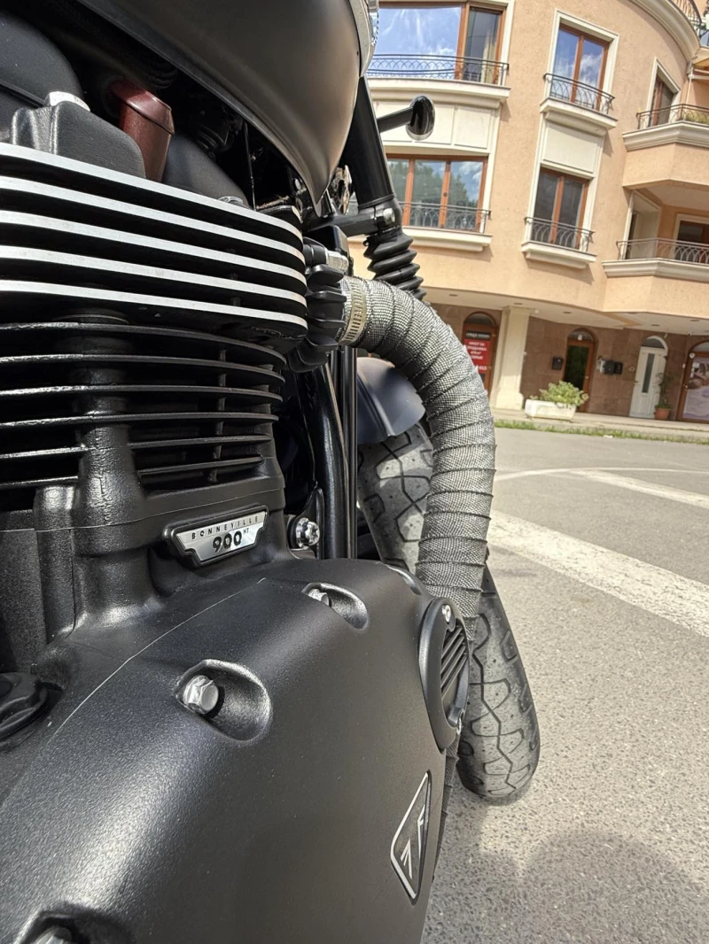 Triumph Bonneville T100 Black, снимка 4 - Мотоциклети и мототехника - 52789261