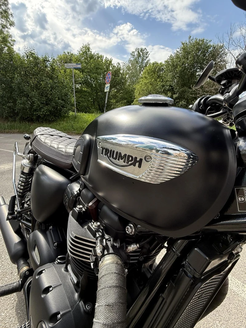 Triumph Bonneville T100 Black, снимка 3 - Мотоциклети и мототехника - 52789261