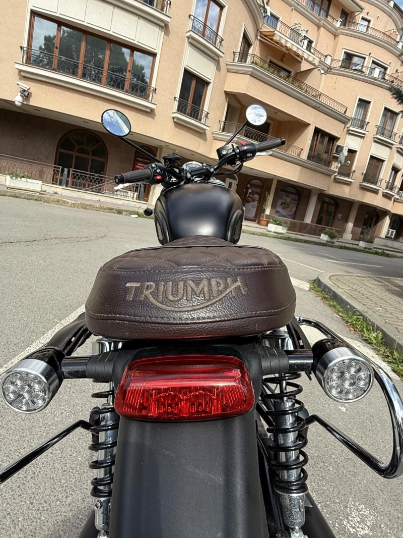 Triumph Bonneville T100 Black, снимка 5 - Мотоциклети и мототехника - 52789261
